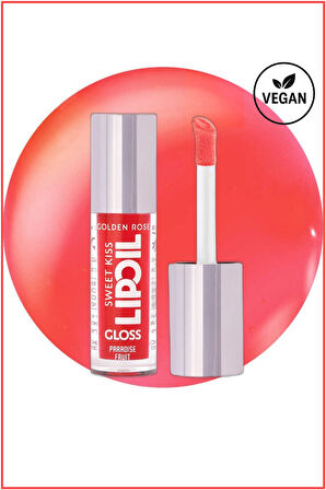 Sweet Kiss Lip Oil Gloss No:04 Dudak Parlatıcı Yağ Tropikal Meyve & Jojoba Yağlı 4,7 ml