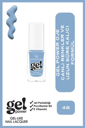 Gel Power Gel-Like Nail Lacquer - No: 48 - Jel Parlaklığında Oje