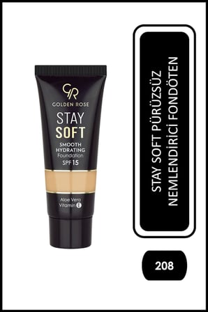 Stay Soft Smooth Hydrating Foundation No:208 - Nemlendirici Fondöten
