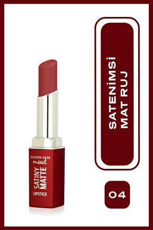 Mood Satiny Mat Ruj No:04 Blush Pink