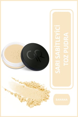 Long Wear Finishing Powder - Banana - Sarı Sabitleyici Toz Pudra