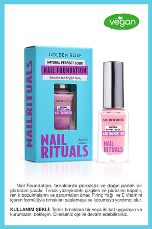 Nail Rituals Nail Foundation - Düzleştirici ve Pürüzlüşterici Tırnak Fondöteni