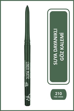 Liner Matic Waterproof Eyepencil - Suya Dayanıklı Göz Kalemi No:210 Pine Green