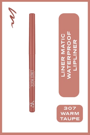 Liner Matic Waterproof Lippencil - Suya Dayanıklı Dudak Kalemi No:307 Warm Taupe