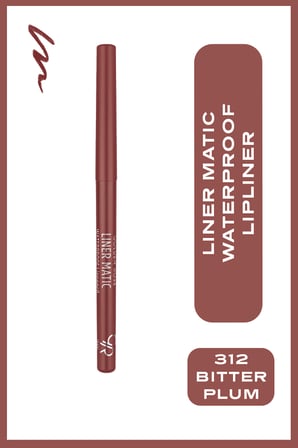 Liner Matic Waterproof Lippencil - Suya Dayanıklı Dudak Kalemi No:312 Bitter Plum