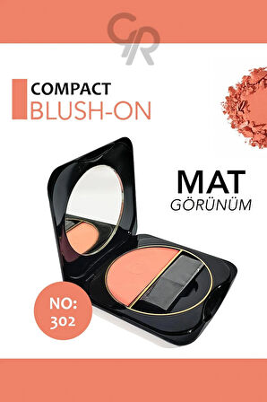 Golden Rose Compact Blush-On Soft Sılky 302