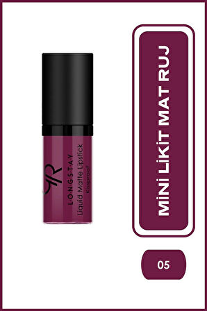 Longstay Matte Mini 05 Uzun Süre Kalıcı Likit Mat Ruj 3 ml