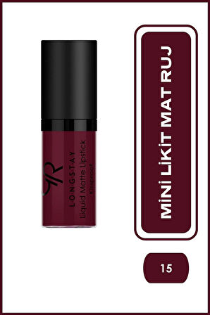 Longstay Matte Mini 15 Uzun Süre Kalıcı Likit Mat Ruj 3 ml