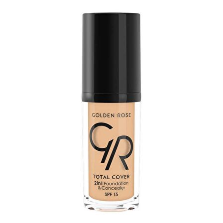 Golden Rose Total Cover 2'in 1 Foundation&Concealer No:03