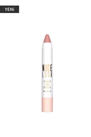 Gr Kremsi Işıltılı Ruj - Nude Look Creamy Shine Lips No:02 Pink Rose