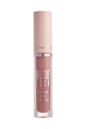 Nude Look Natural Shine Lipgloss No:02 Pinky Nude - Naturel Renkli Dudak Parlatıcısı