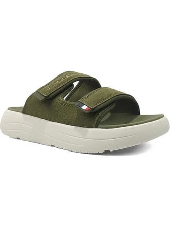 U.S.POLO ASSN.SUN 6FX HAKİ CIRTLI COMFORT CASUAL SPOR PLAJ TERLİĞİ