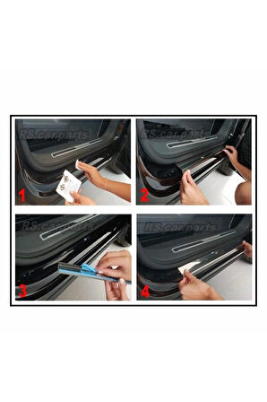 Fiesta Krom Kapı Eşiği 4 Kapı 2001 - 2008 P. Çelik