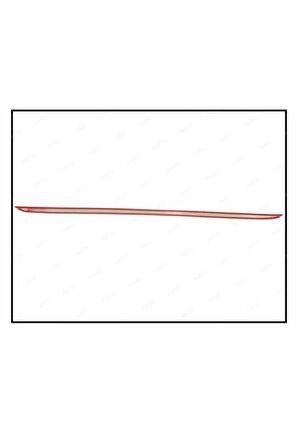 F. Fiesta Krom Bagaj Alt Çıtası 2001 - 2008 Arası Uyumlu P. Çelik Uyumlu