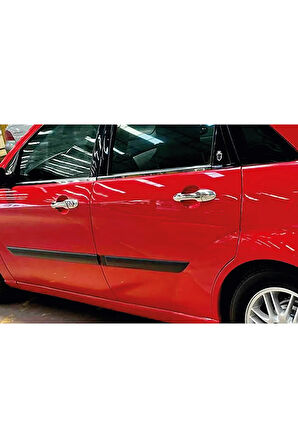 Ford Focus 1 Krom Kapı Kolu 4 Kapı 1998-2005 Paslanmaz Çelik (ÇİFT DELİK) Uyumlu