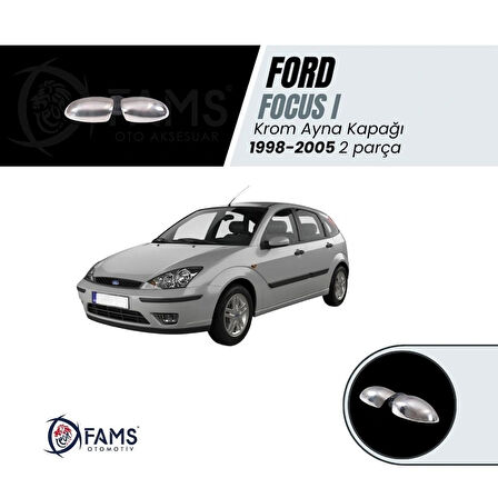 F. Focus 1 Krom Ayna Kapağı 2 Prç. 1998-2005 Arası Paslanmaz Çelik