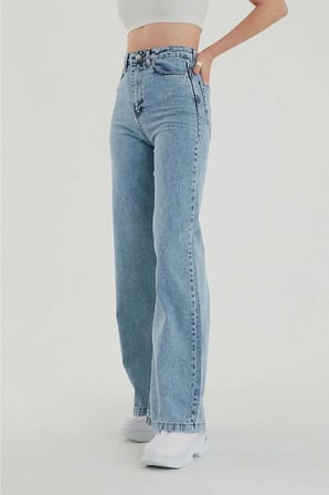 2025 Mavi Kar Salaş Pantolon Jeans Likralı Esnek Kot Jnswrld