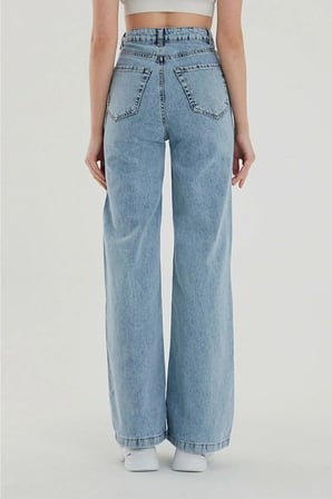 2025 Mavi Kar Salaş Pantolon Jeans Likralı Esnek Kot Jnswrld