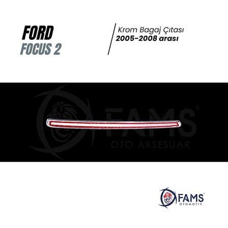 F. Focus 2 Krom Bagaj Çıtası 2005-2008 Arası P. Çelik (HB) Uyumlu