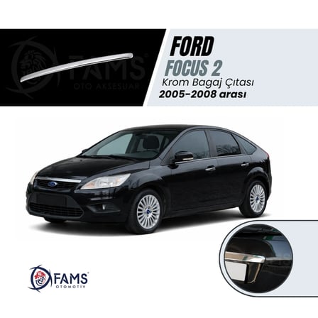 F. Focus 2 Krom Bagaj Çıtası 2005-2008 Arası P. Çelik (HB) Uyumlu
