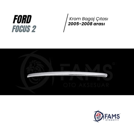 F. Focus 2 Krom Bagaj Çıtası 2005-2008 Arası P. Çelik (HB) Uyumlu