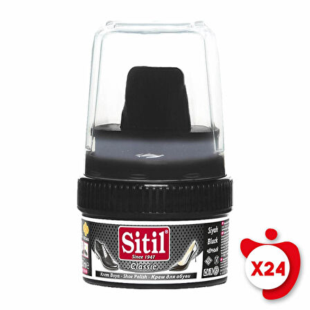 Sitil Classic Krem Boya Siyah 50 ml 24 Adet