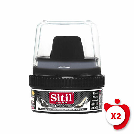 Sitil Classic Krem Boya Siyah 175 ml 2 Adet