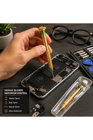 0.6 Mm Y Uç Profesyonel Metal Hassas Tornavida - Telefon, Saat, Gözlük Ve iPhone Tamir Tornavidası 12 Cm