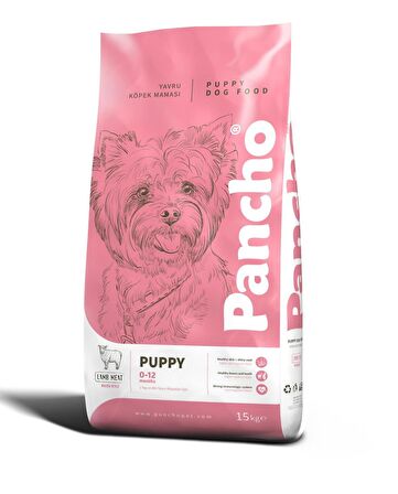 Pancho Kuzu Etli Yavru Köpek Maması 15 kg
