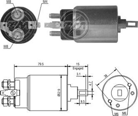 Unıversal Mars Otomatıgı 12v 200a Unıversal Tip İrgat - Zm 0403