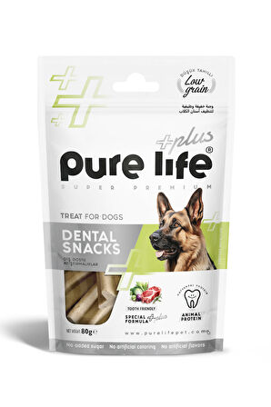 PURELİFE PLUS DİŞ DOSTU KÖPEK ATIŞTIRMALIKLARI 80GR