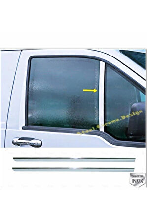 F. Connect Krom Kelebek Cam Direği 2 Prç. 2002-2014 P. Çelik Uyumlu