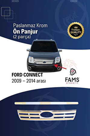 F. Connect Krom Ön Panjur 2 Prç. 2009-2014 P. Çelik Uyumlu