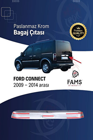 F. Connect Uyumlu Krom Bagaj Çıtası 2009-2014 P. Çelik Uyumlu