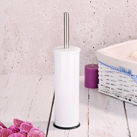 Ksv metal beyaz  paslanmaz wc tuvalet fırçası