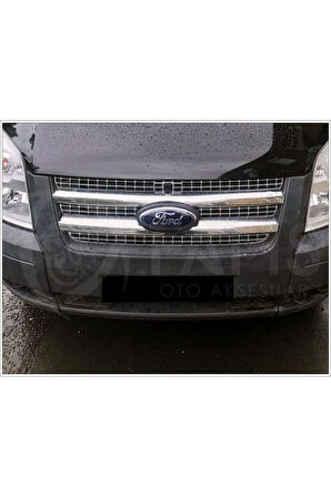 F. Transit Uyumlu Krom Ön Panjur 2 Parça 2006-2014 Arası Paslanmaz Çelik