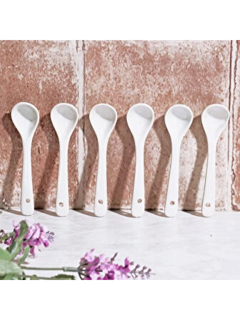 Kosova Porselen Küçük Kaşık 10,5 cm 6'lı