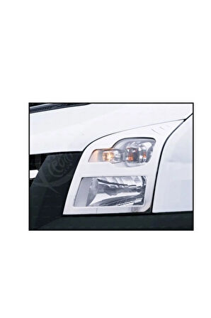 Transit Uyumlu Krom Far Çerçevesi 2 Parça 2006-2014 Paslanmaz Çelik