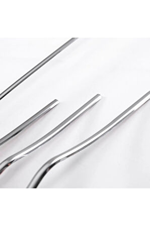 Renault Megane 4 Krom Ön Tampon Alt Çıtası 7 Parça 2015-2020 Paslanmaz Çelik