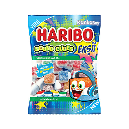 HARİBO EKŞİİ SOUND CUBES 70 GR 6 LI