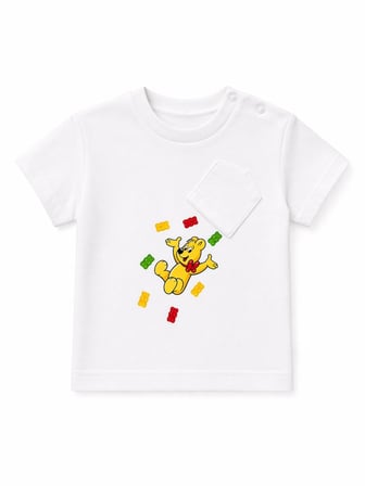 Haribo Bebek Alt Üst Takım Haki Erkek Bebek 1-3 Ay Kısa Kollu İkili