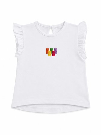 Haribo Bebek T-shirt Şort Takım Lila Kız