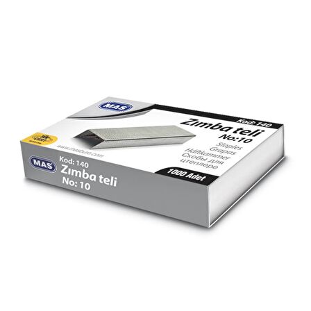 Mas Zımba Makinesi Teli No10 140 Beyaz