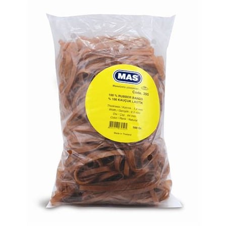 Mas Lastik 100X65 Mm Geniş 500 Gr Poşet 395