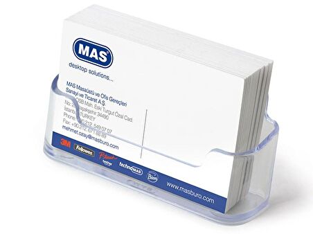 MAS 486 Oval Yatay Kartvizitlik