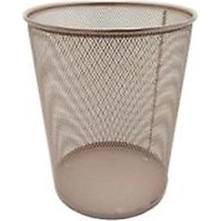 Mas Çöp Kovası Metal Tam Perforeli 10 Lt Bakır 854