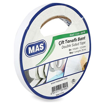 Mas Çift Taraflı Bant 12x25 2610