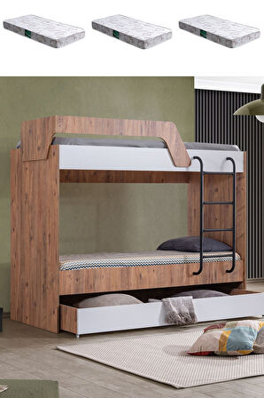 Ranza, Triple Yavrulu Metal Ayaklı Ranza 3 Adet Comfortyatak