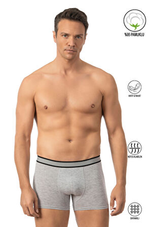Özkan 11226 Erkek %95 Pamuklu Likralı Süprem Kumaş Esnek Rahat Boxer Şort