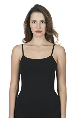 Özkan 23319 Kadın Pamuklu Likralı Süprem Esnek Rahat İnce Askılı Atlet